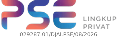 Registered Indonesian private-scope electronic system operator (PSE) No. 029287.01/DJAI.PSE/08/2026